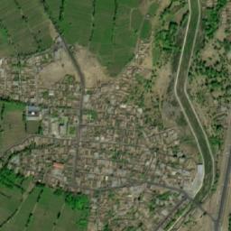 东巴扎回族乡卫星地图 - 新疆维吾尔自治区阿克苏地区