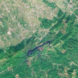 陆川谢鲁山庄景区卫星地图