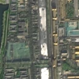 北京故宫景区卫星地图